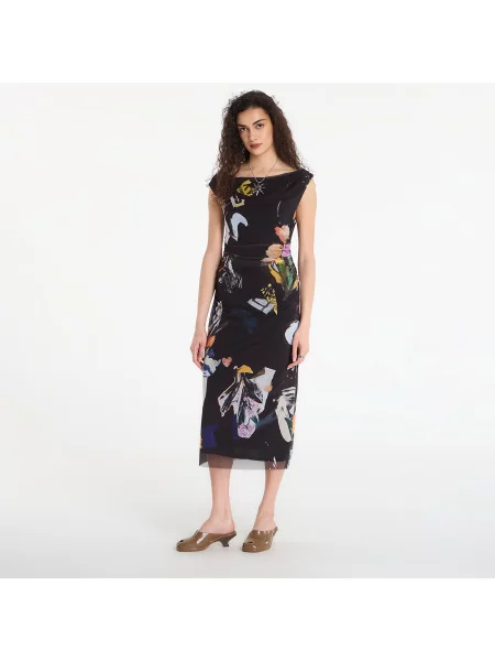 Φόρεμα Desigual Vest Delaware Dress Black L μαύρο