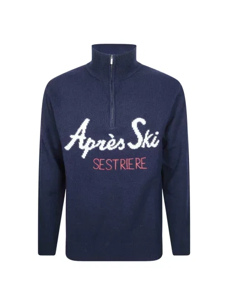 Sweter Mc2 Saint Barth z kaszmiru niebieski