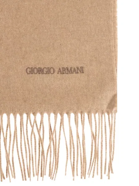 Fular Giorgio Armani cu franjuri de lână