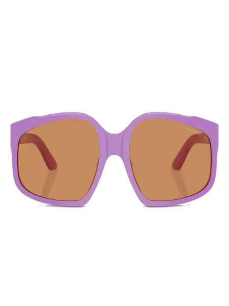 Ochelari de soare Miu Miu Eyewear cu imprimeu geometric violet