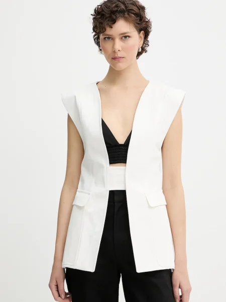IRO vestă din un singur rand de alb