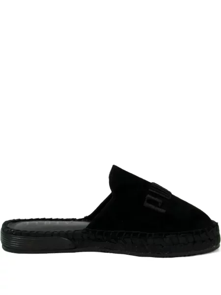 Espadrile Puma din piele de căprioară negru