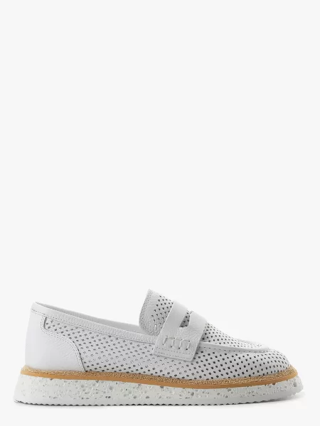 Шкіряні Лофери LeBERDES білий