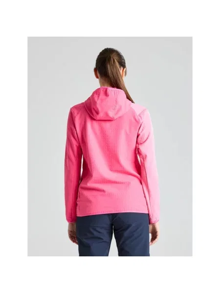 Hanorac cu glugă Slam din fleece roz