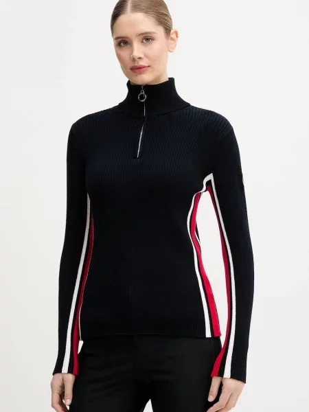 Fusalp pulover Deltano bleumarin cu turtleneck