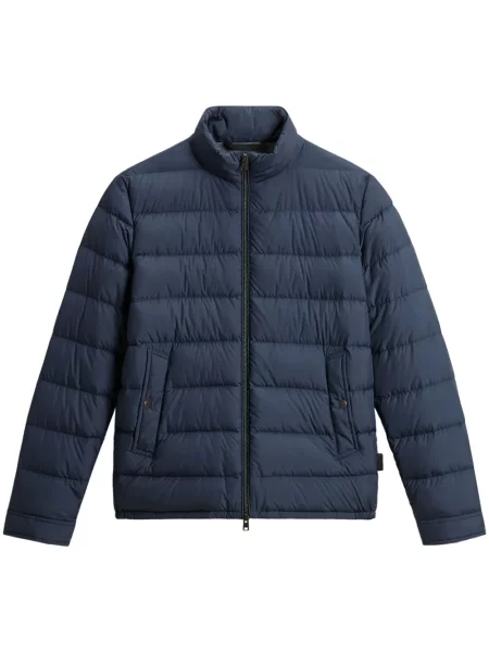 Geacă Woolrich cu imagine albastru