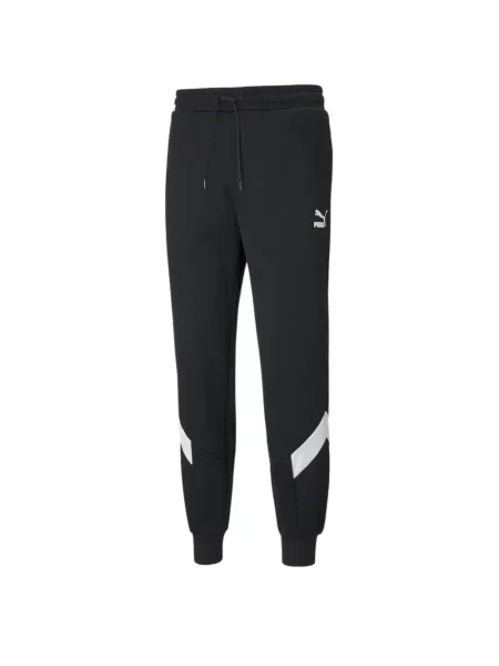 Pantaloni Puma alergare cu autograf negru