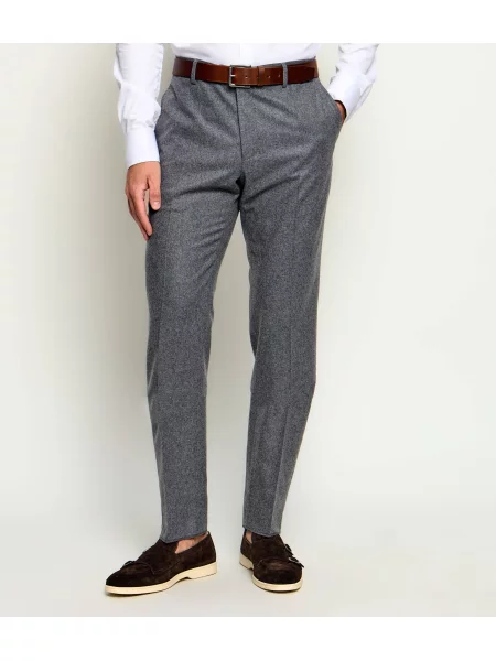 Tombolini De lână pantaloni chino gri