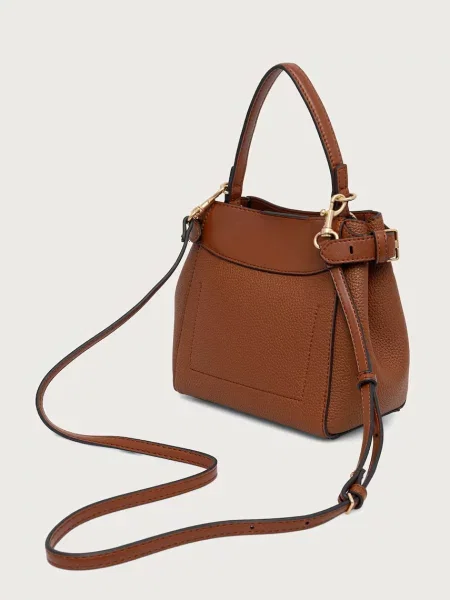 Műbőr bőrönd Calvin Klein barna