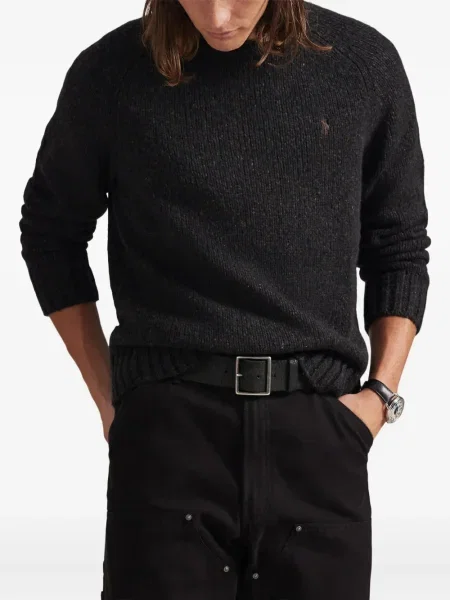 Briaunotas pusiau užtrauktukas zomšinės bokseriai Polo Ralph Lauren balta