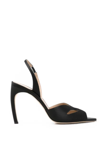 Sandale Victoria Beckham slingback negru