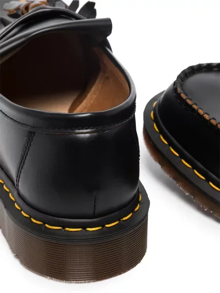 Kožené retro loafers Dr. Martens černé