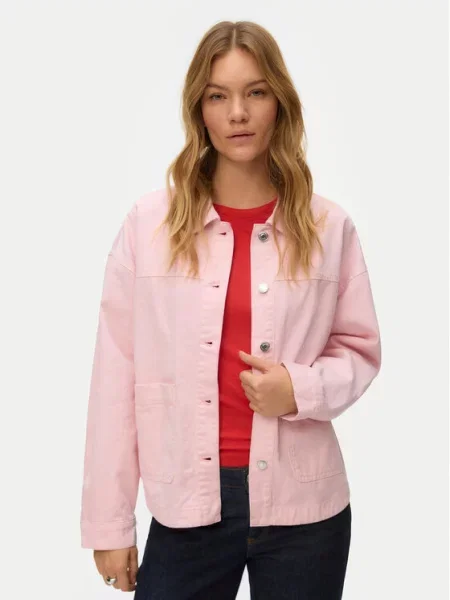 Vero Moda Джинсова сорочка Jamie рожевий