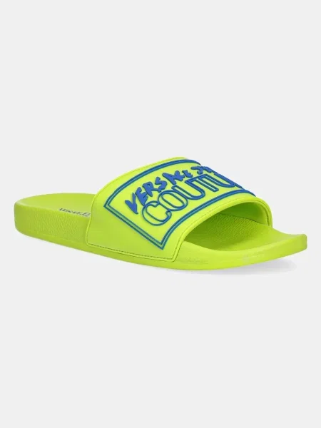 Versace Jeans Couture papuci barbati verde alb