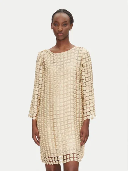 Bruuns Bazaar Rochie cocktail Yva auriu