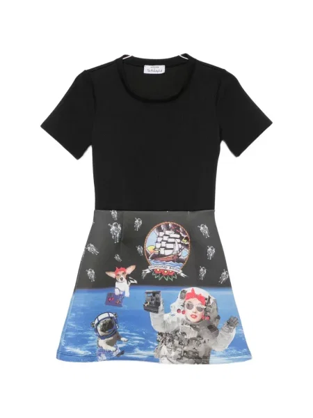 Scurt rochie The Artistylist cu imagine albastru