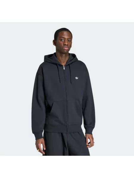 MIKINA S KAPUCÍ TREFOIL ESSENTIALS LOOSE FULL černá