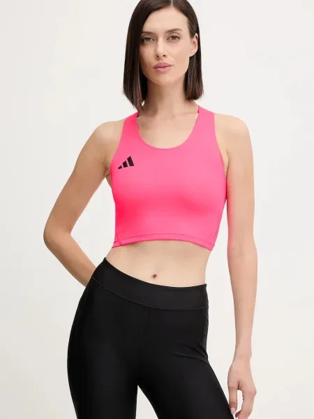Běžecký top Adidas Performance růžový