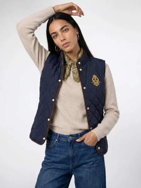Izolované vesta Lauren Ralph Lauren modrá