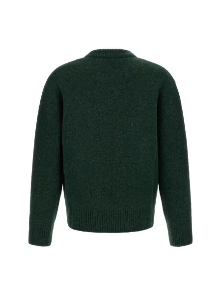 Sweter Ami Paris wełniany zielony
