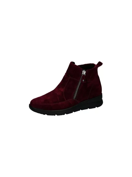 Buty do kostki Waldläufer skórzane czerwone