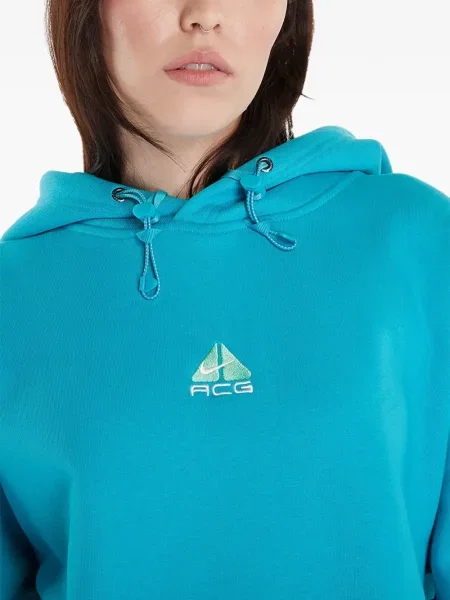 Top sport Nike din fleece plisat fără mâneci alb