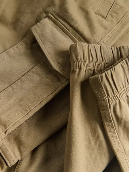Брюки карго Reserved бежевые