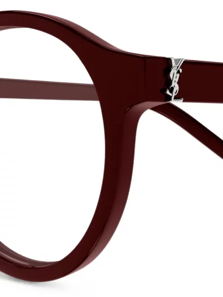 Sunčane naočale Saint Laurent Eyewear s autogramom crvena