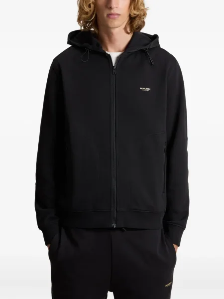 Hanorac cu glugă Woolrich negru