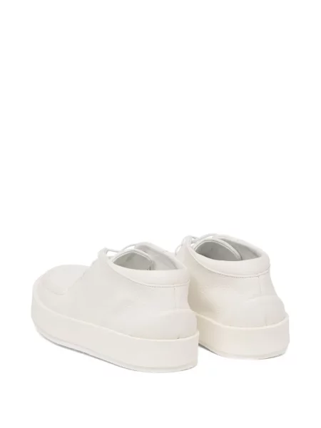 Desert boots Marsell με κορδόνια με πλατφόρμα με δαντέλα λευκό