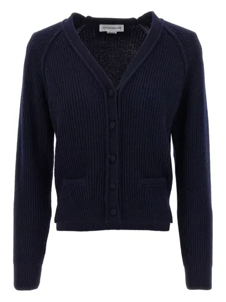 Cardigan Victoria Beckham albastru