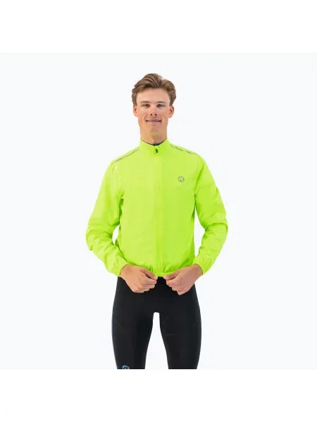 Rogelli Core Wind мъжко яке за колоездене жълто