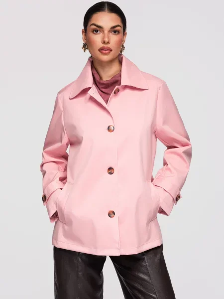 Haină de mazăre Edoti lung maro