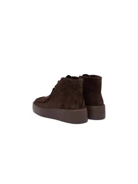 Gležnjarji Calvin Klein Flatf Lace Up Apr Cut Boot Temno rjava