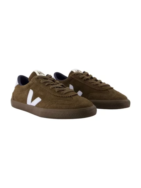 Sneakersy Veja Volley zamszowe brązowe
