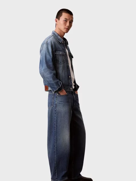 Джинсова куртка Calvin Klein Jeans синя
