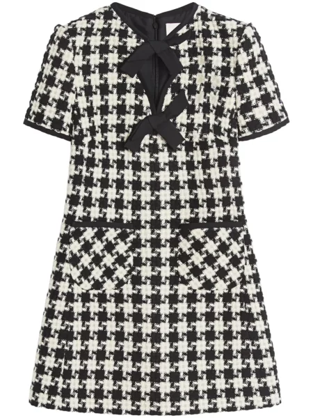 Rochie mini Valentino Garavani cu imprimeu geometric de costum