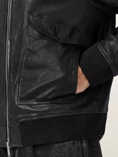 Кожаная куртка Allsaints