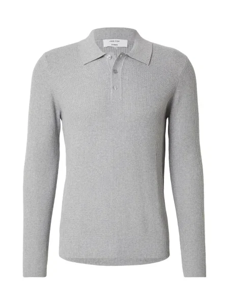 DAN FOX APPAREL Tricou Curt amestecat gri