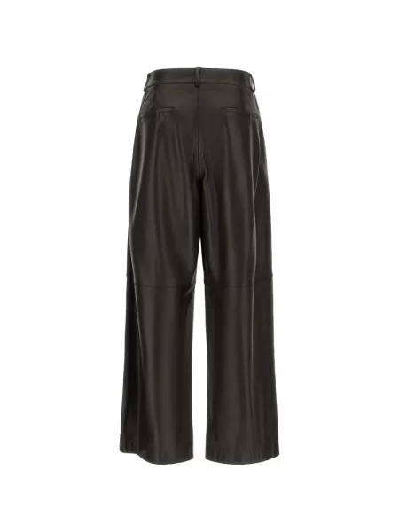 Pantaloni P.a.r.o.s.h. din piele negru