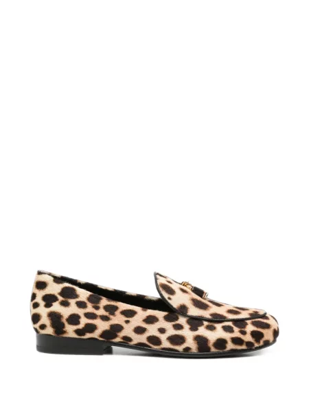 Pantofi loafer Tory Burch cu imagine cu model leopard
