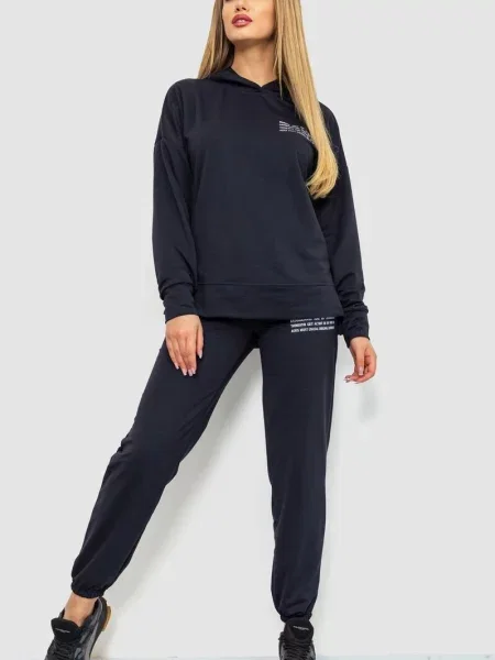 Костюмный спортивный костюм Ager черный