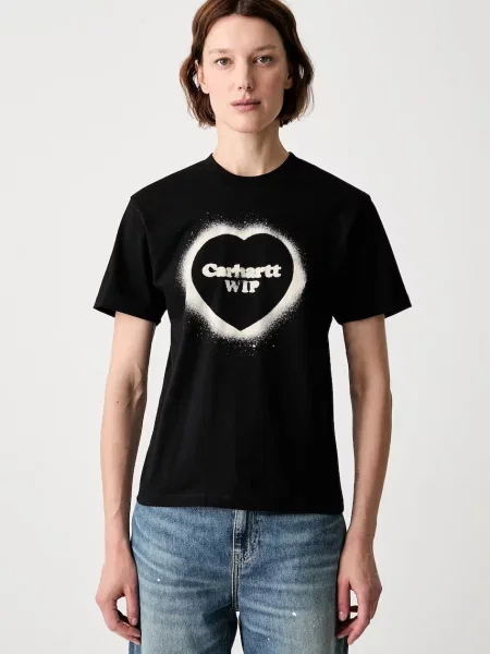 Carhartt WIP W S/S Spray Heart tricou din pentru femei