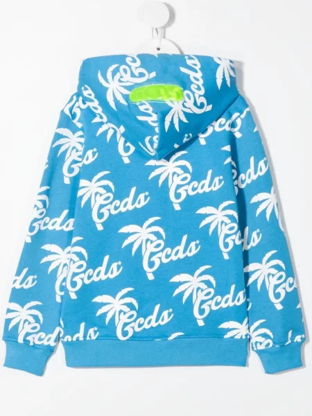 Bluza z kapturem dziecięca Gcds niebieska