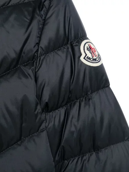 Kurtka puchowa dziecięca Moncler Enfant niebieska
