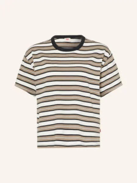 Levi's® Tričko Lillian krémová / černošedá černá