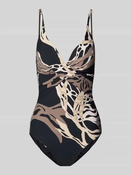 Kostium kąpielowy z dekoltem w serek model Melyd' Barts czarny