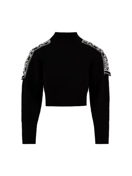 Sweter Akep wełniany czarny