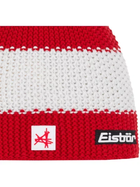 Zimní čepice Eisbar Star Pompon SA ketchup/white/ketchup bílý