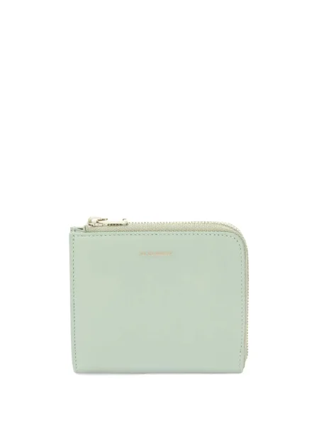 Portofel Jil Sander din piele verde